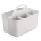 mDesign Plastic Shower Caddy Storage Organizer Basket with Handle